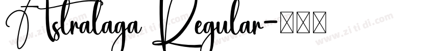 Astralaga Regular字体转换